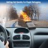 24V Car Truck Heater -200W Fast Heating & Fan Mode, 360° Adjustable