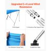 b4 Bow Boat Bimini Tops, 600D Polyester Canopy with Aluminum Alloy Frame, Waterproof & Sun Shade Boat Awning Canopy with Storage Bag, 2 Support Poles