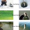 Mini Portable Pocket Fish Rod Pen Aluminum Alloy Fishing Rod Pole Reel Combos���